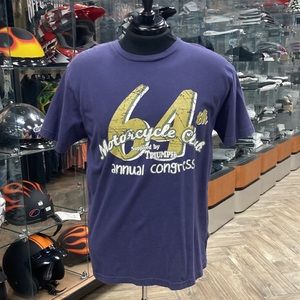 Men’s Triumph Motorcycles 64 Club Tee in Navy